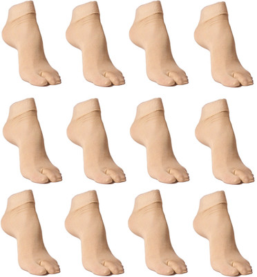BOF Women Solid Ankle Length(Pack of 12)