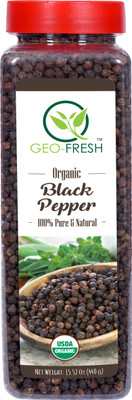 

Geo-Fresh Geo Fresh Organic Black Pepper 440g - USDA Certified(440 g)