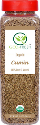 

Geo-Fresh Geo Fresh Organic Cumin 440g - USDA Certified(440 g)