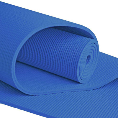 

US FITNESS Anti skid Blue 4 mm Yoga Mat, White