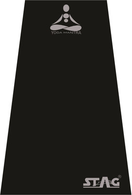 

Stag Yoga Mantra Black 6 mm Yoga Mat, Black;silver