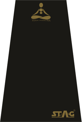 

Stag Yoga Mantra Black 6 mm Yoga Mat, Black;golden