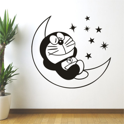 

SN Graphics  PVC Vinyl Sticker(Pack of 1, Black