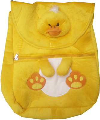

kaykon School Bag For Kids Duck Shaped Soft Plush Toy Bag - #BestonFlipkart - 15 inch(Yellow)