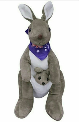 

soniya Enterprises kangaroo - 33 cm(Grey)