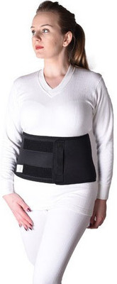 Hiakan Abdominal Belt Universal Back & Abdomen Support(Black