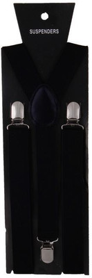 Asraw Y- Back Suspenders for Men(Black)