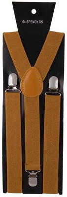 

Asraw Y- Back Suspenders for Men(Brown)