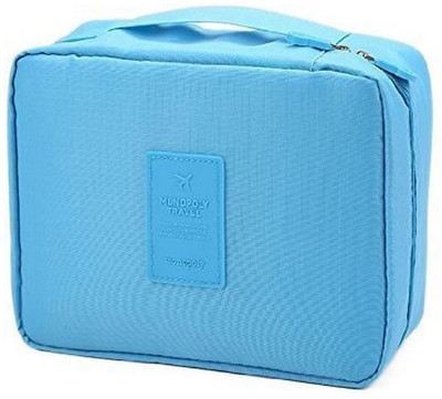 

Styleys Styleys Nylon Light Blue Luggage Cosmetic Case Travel Toiletry Kit(Blue)