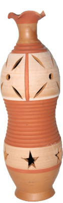 

Sarvsiddhi Terracotta Vase(11 inch, Brown)