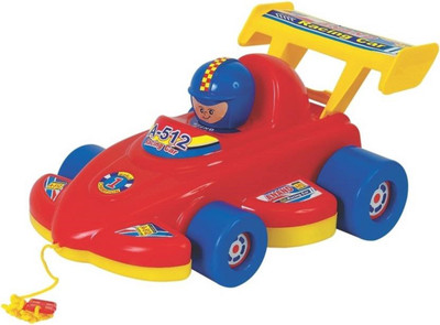 

J H Traders Die Cast Pull Along Fast Racing Car toy for kids(Multicolor)