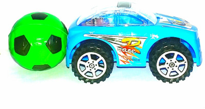 

SRP TOYS SET OF TWO TOYS RUNNING CAR WITH LED LIGHT EFFECTS AND SOFT BABY FOOTBALL(Multicolor)