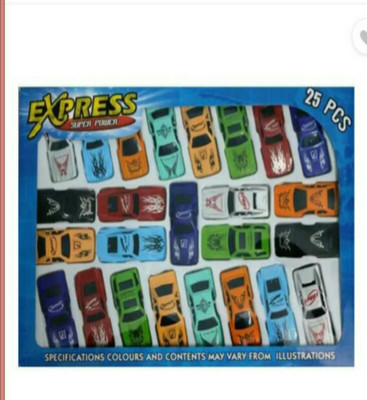 

bigsteppers Express Toy car set of 25 (multicolour)(Multicolor)