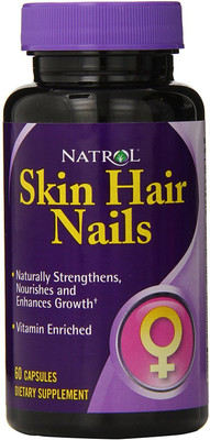 

Natrol Skin, Hair & Nails, Advanced Beauty, 60 Capsules(60 mg)