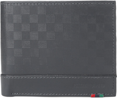 

Peter England Men Grey Genuine Leather Wallet(4 Card Slots)
