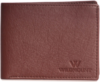 

Wildmount Men Brown Artificial Leather Wallet(9 Card Slots)