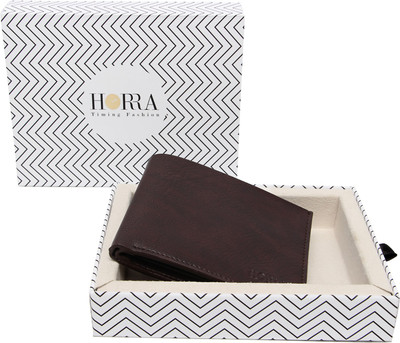 

Horra Men Beige Artificial Leather Wallet(3 Card Slots)