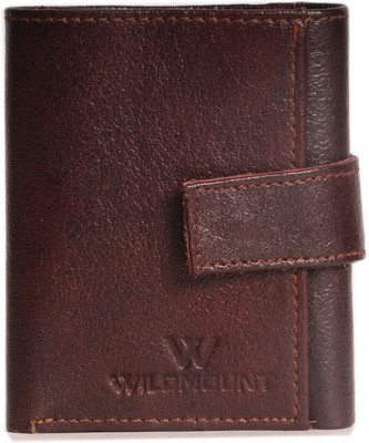 

Wildmount Men Brown Genuine Leather Wallet(6 Card Slots), Dark brown