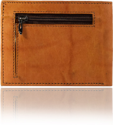 

Forester Men Tan Genuine Leather Wallet(6 Card Slots), Camel