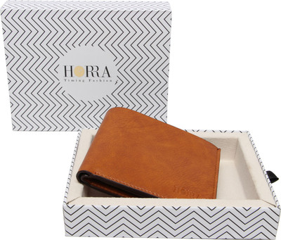 

Horra Men Tan Artificial Leather Wallet(3 Card Slots)