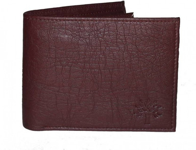 shar Men Brown Artificial Leather Wallet(7 Card Slots)