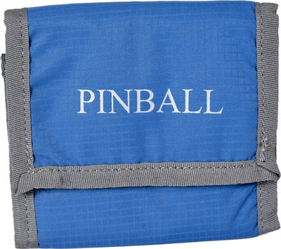 

PINBALL Men Blue Fabric Wallet(4 Card Slots)