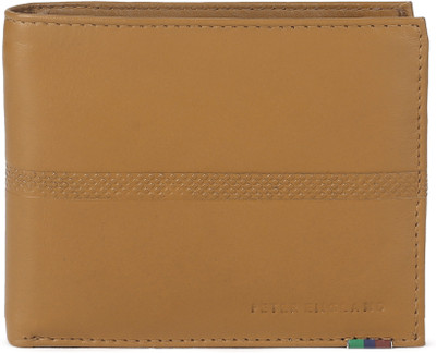 

Peter England Men Tan Genuine Leather Wallet(4 Card Slots), Brown