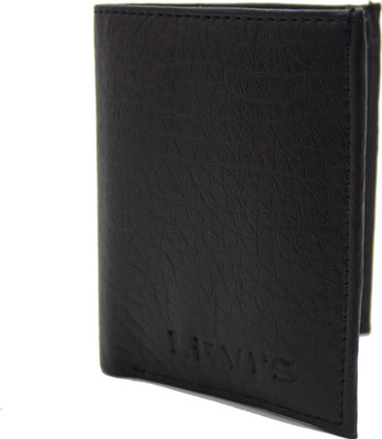 

Nietz Men Black Genuine Leather Wallet(6 Card Slots)