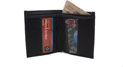 

Nietz Men Black Artificial Leather Wallet(6 Card Slots)