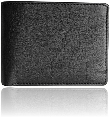 

Twinstar Men Black Artificial Leather Wallet(8 Card Slots)