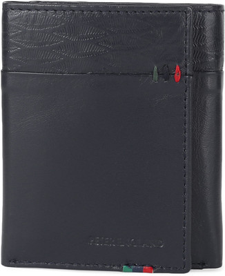 

Peter England Men Blue Genuine Leather Wallet(6 Card Slots), Navy
