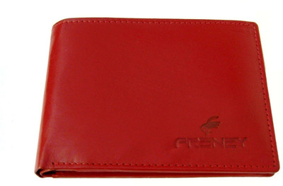 

FRENZY Men Maroon Genuine Leather Wallet(7 Card Slots)