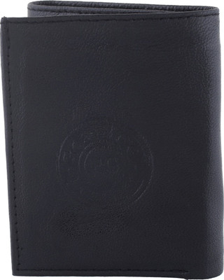 

Husamsons Men Black Genuine Leather Wallet(4 Card Slots)