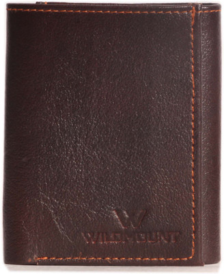 

Wildmount Men Brown Genuine Leather Wallet(6 Card Slots)