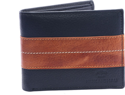 

NUKAICHAU Men Tan Genuine Leather Wallet(6 Card Slots)