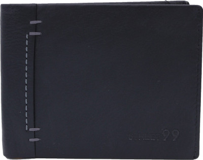 

Street 99 Men Multicolor Genuine Leather Wallet(10 Card Slots), Black