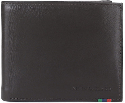 

Peter England Men Brown Genuine Leather Wallet(4 Card Slots), Brown/tan