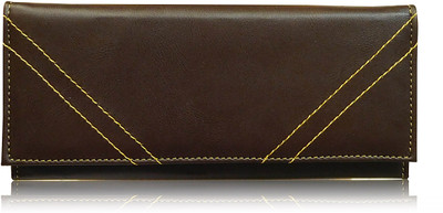 

SN LOUIS Women Casual Brown Artificial Leather Wallet(5 Card Slots)