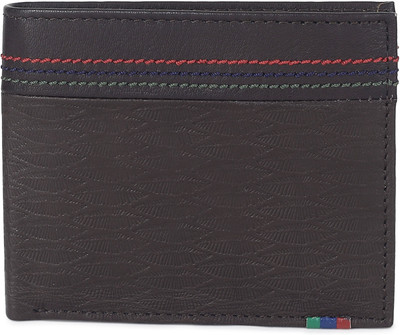 

Peter England Men Casual Black Genuine Leather Wallet(8 Card Slots), Brown