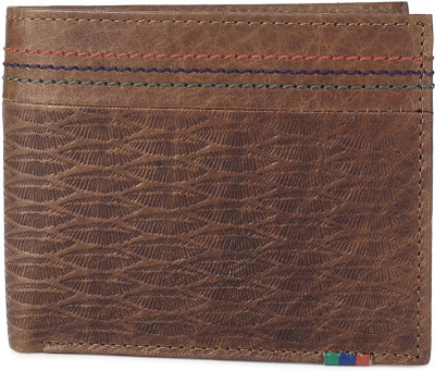 

Peter England Men Tan Genuine Leather Wallet(4 Card Slots)