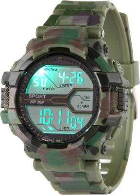 Addic Army Green Attractive Digital sports Watch  - For Men   Watches  (Addic)