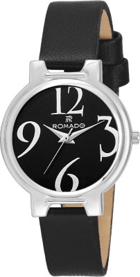 Romado RMBK-122 New Dashing Black Watch  - For Girls   Watches  (ROMADO)