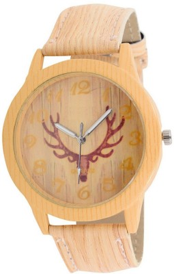 JM SELLER Geneva Wooden Style Model in Round Shape Watch  - For Boys & Girls   Watches  (JM SELLER)