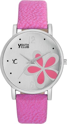 Youth Club FLW-50PNK NEW FLORAL PRINT Watch  - For Girls   Watches  (Youth Club)