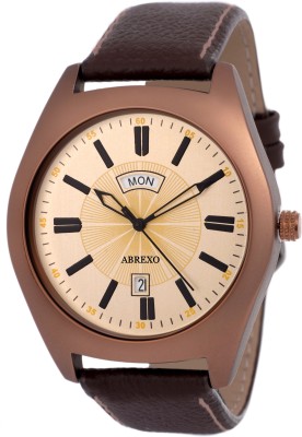 Abrexo Abx2127-Yellow-Gents Chromatic Signature Exclusive Design Day and Date Series Watch  - For Men   Watches  (Abrexo)