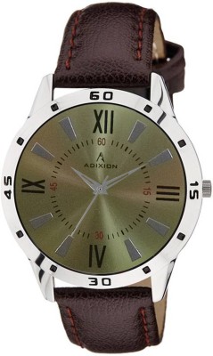 ADIXION 9519SLW005 New Stainless Steel watch with Genuine Leather Strep Watch  - For Men   Watches  (Adixion)