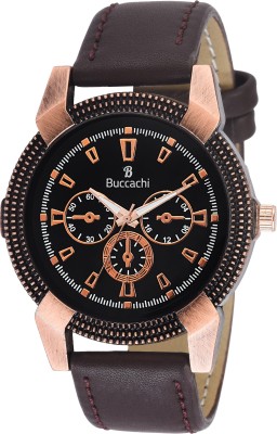 Buccachi B-G5016-BK-BR Watch  - For Men   Watches  (BUCCACHI)