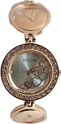 Ricoh FANCY LADIES COPPER PLATED STONE CASE Watch  - For Women   Watches  (Ricoh)