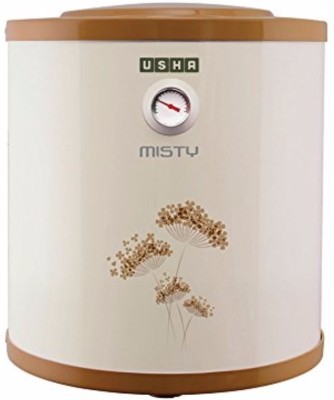 USHA 6 L Storage Water Geyser (Misty 6-Litres 5-Star Rated Storage Water Heater (Ivory Gold), Gold)