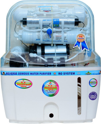 

Rk Aquafresh India Swift Plus 12 Ltrs 14stage 12 L RO + UV + UF Water Purifier(White)